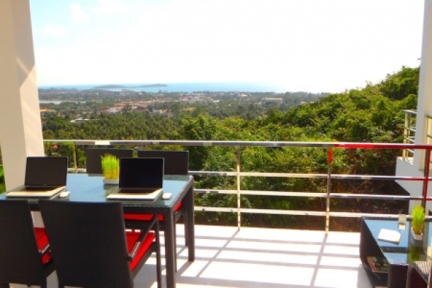 Stylish two-bedroom apartment with sea and mountain view in quiet residential area-1