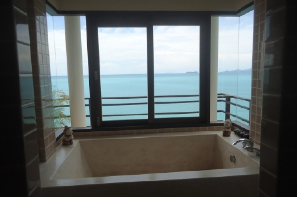 Exceptional Panoramic Views from this Ocean Front Villa On 2 Rai at Ban Tai, Maenam Beach-7