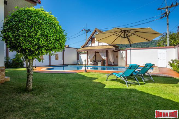Status Villa Nai Harn | Private Three Bedroom Pool Villa with Large Yard and Gardens for Rent-3