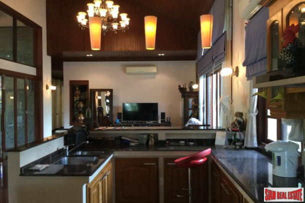 A private compound with  a pool villa, a second house and more in Nakhon Pathom.-14
