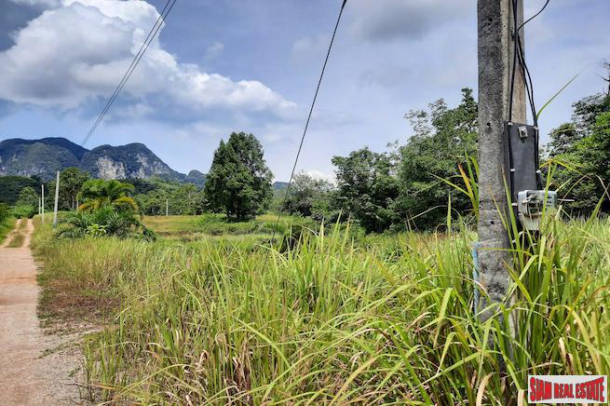 Over Four Rai of Flat Land and Beautiful Mountain Views for Sale in Khao Thong, Krabi-2