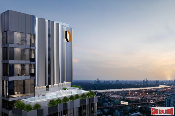 New High-Rise of Loft Duplex Smart Home Condos by BTS Phra Khanong at Rama 4 Road with City and Chao Phraya River Views - 1 Bed Units- Last 4 Units Back to Market!-1