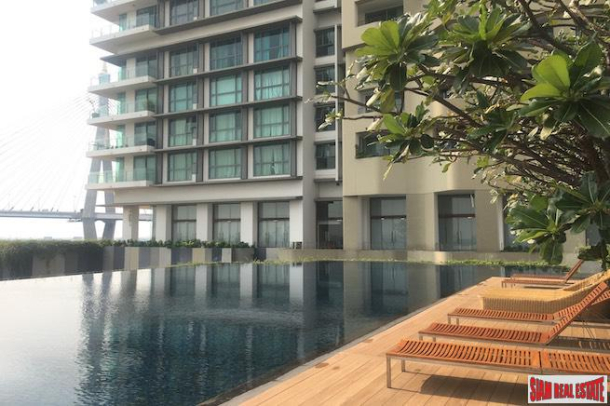 The Pano | Exceptional River Views from this Three Bedroom Corner Condo for Rent in Surasak-17