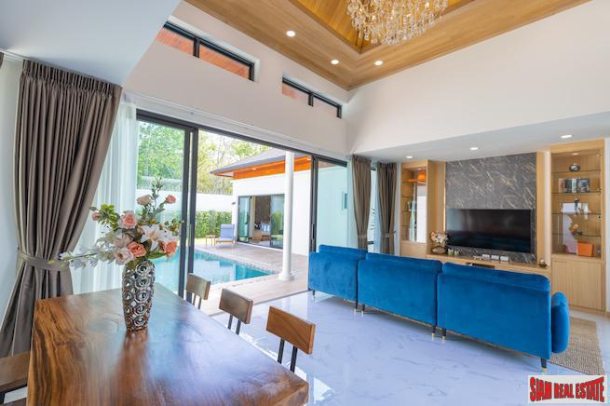 New 2-4 Bedroom Bali-style Pool Villas for Sale Near Big Buddha in Chalong-17