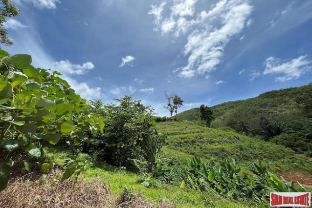 6.5 Rai of Sloping Land for Sale  with Fabulous Phang Nga Mountain Views-4