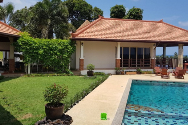 Three Bedroom Sea View Family Style Koh Lanta Villa for Sale-2